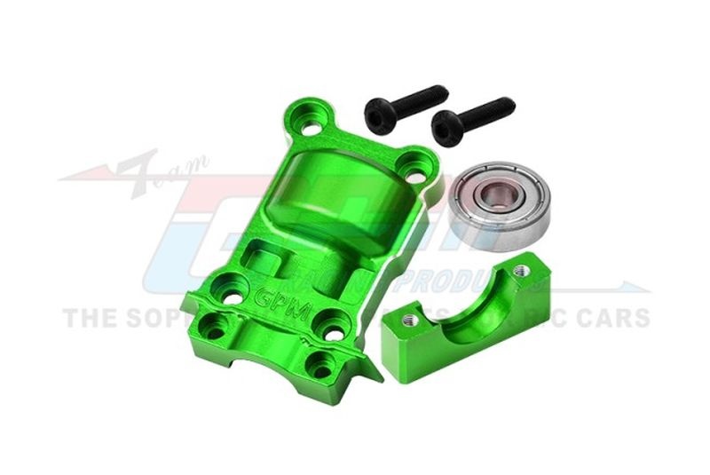 GPM Alu Getriebe-Abdeckung hinten grün TRX X-MAXX, XRT XRT038MNG