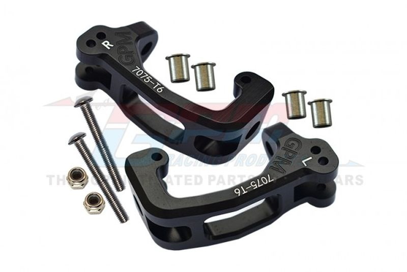 GPM Alu 7075-T6 C-Hubs vorne schwarz Traxxas Sledge