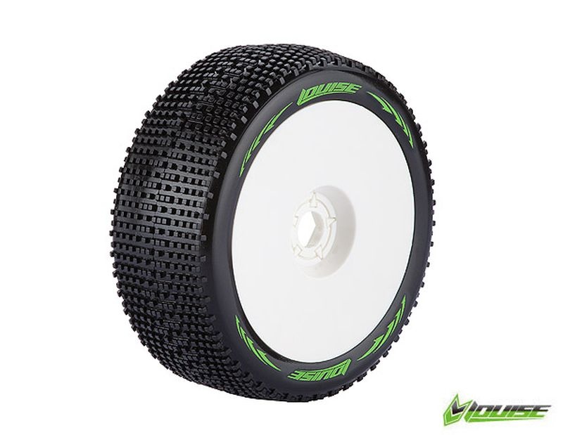 Louise B-Groove super soft Felge gelb (2) Verbrenner 1:8 Offroad L-T370VY