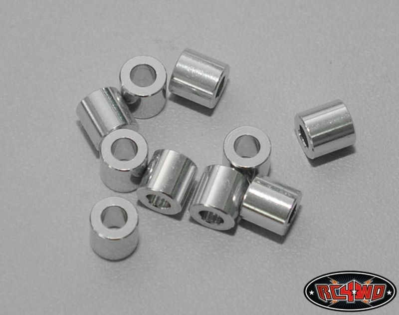 RC4WD 6mm Silver Spacer with M3 Hole (10) Z-S0058