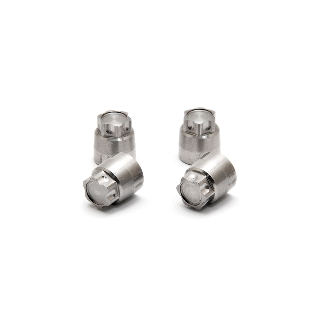HoBao CNC Alu. Flange Nuts For Wheel (4mm), 4 St. 230119