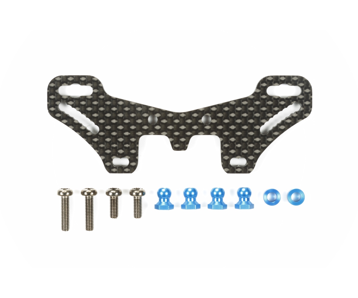 Tamiya 54633 TT-02S Dämpferbrücke Hinten Carbon 300054633