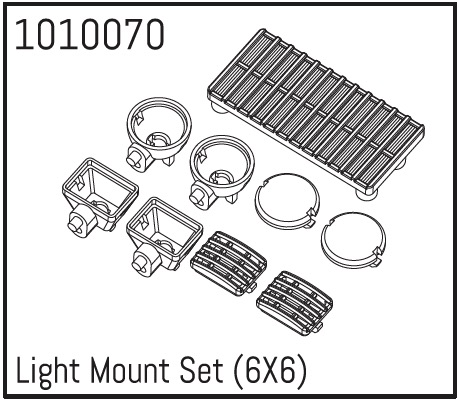Hobby Plus Light Mount Set (6X6) 240090