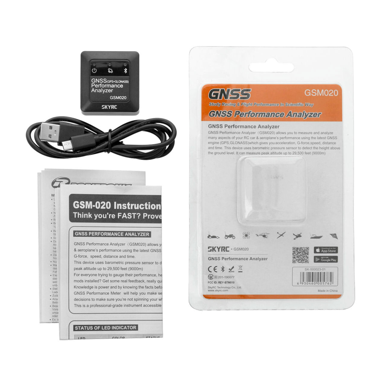 SkyRC GPS Geschwindigkeits Messgerät für Mobile App SK-500023 - Abbildung 3