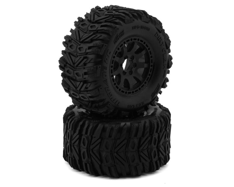 Upgrade RC RC Dirt Claw 2.2 Reifen BELTED auf Felgen (12&14mm) (2) für TRX Mini-Maxx&XRT (H102.9 x B50.8 x ID55.