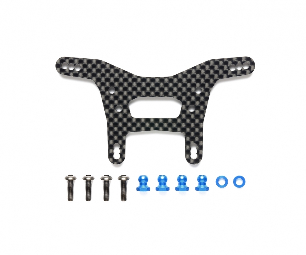 Tamiya 22057 XV-02 Carbon Dämpferbrücke vorne 300022057