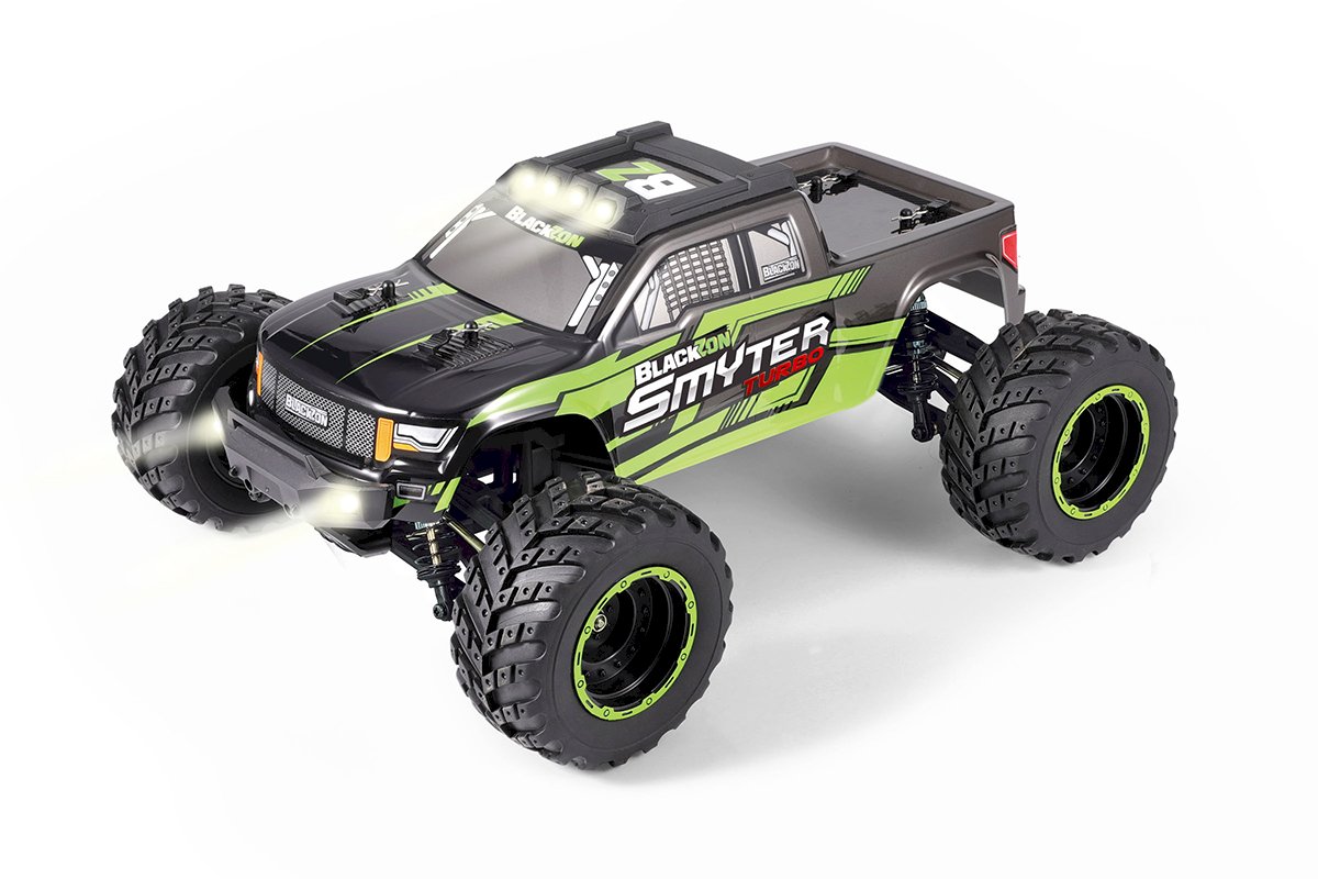 BLACKZON Smyter MT Turbo 1/12 4WD 3S Brushless Monster Truck Grün 540251 - Abbildung 3