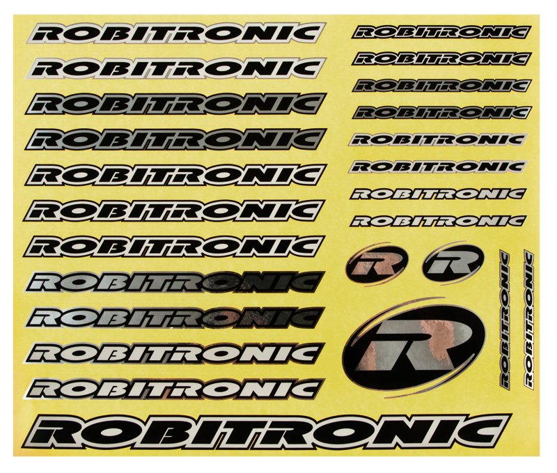 R20000 Robitronic Sticker-Set Chrome