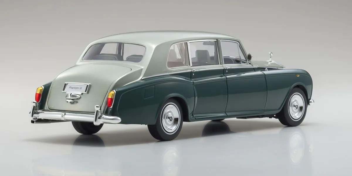 Kyosho 1:18 Rolls-Royce Phantom VI EWB 1968 Green-Silver 08905GRS