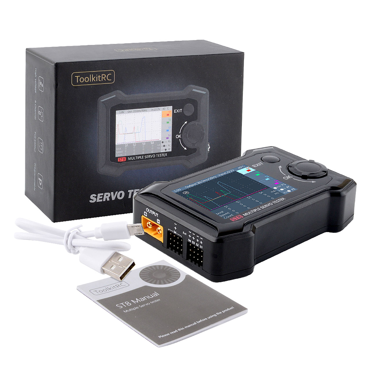 ToolkitRC ST8 Servo Tester 30500
