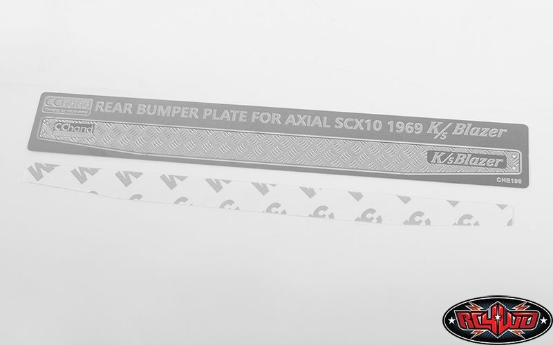 RC4WD VVV-C0640 Rear Bumper Diamond Plates for Axial SCX10II 1969ChevyBlazer