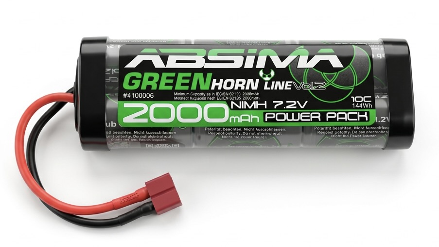 Absima Greenhorn Vol.2 NiMH 7.2V 2000 (T-Plug) 4100006