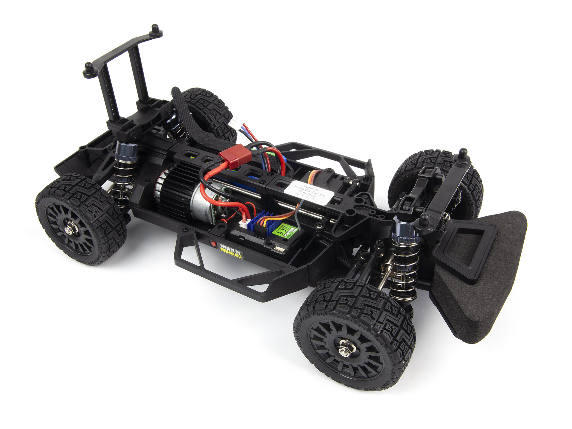 BLACKZON Vyper RX 1/16 4WD Rally Car Blau/Grün 540282 - Abbildung 6