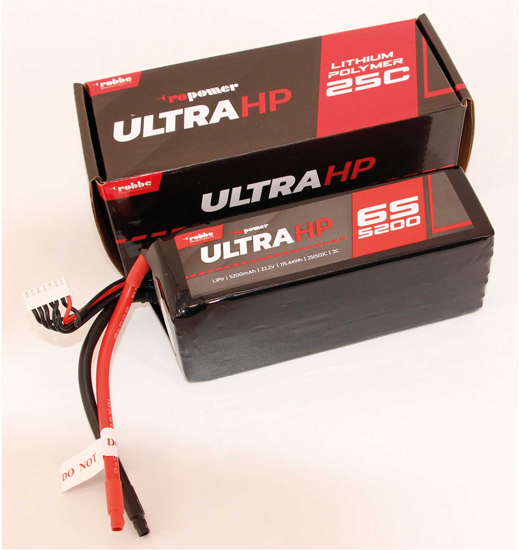 Robbe RO-POWER ULTRA HP 5200MAH 22,2 VOLT 6S 25(50)C LIPO AKKU XT-90 7349