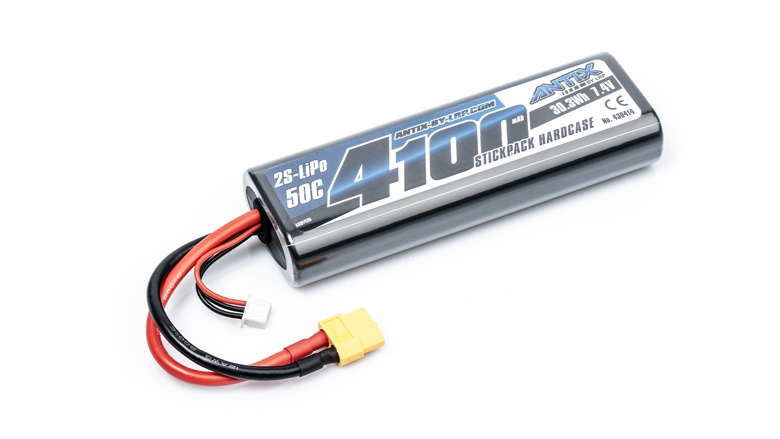 ANTIX by LRP 4100 7.4V 50C LiPo Car Stickpack Hardcase XT60 Plug