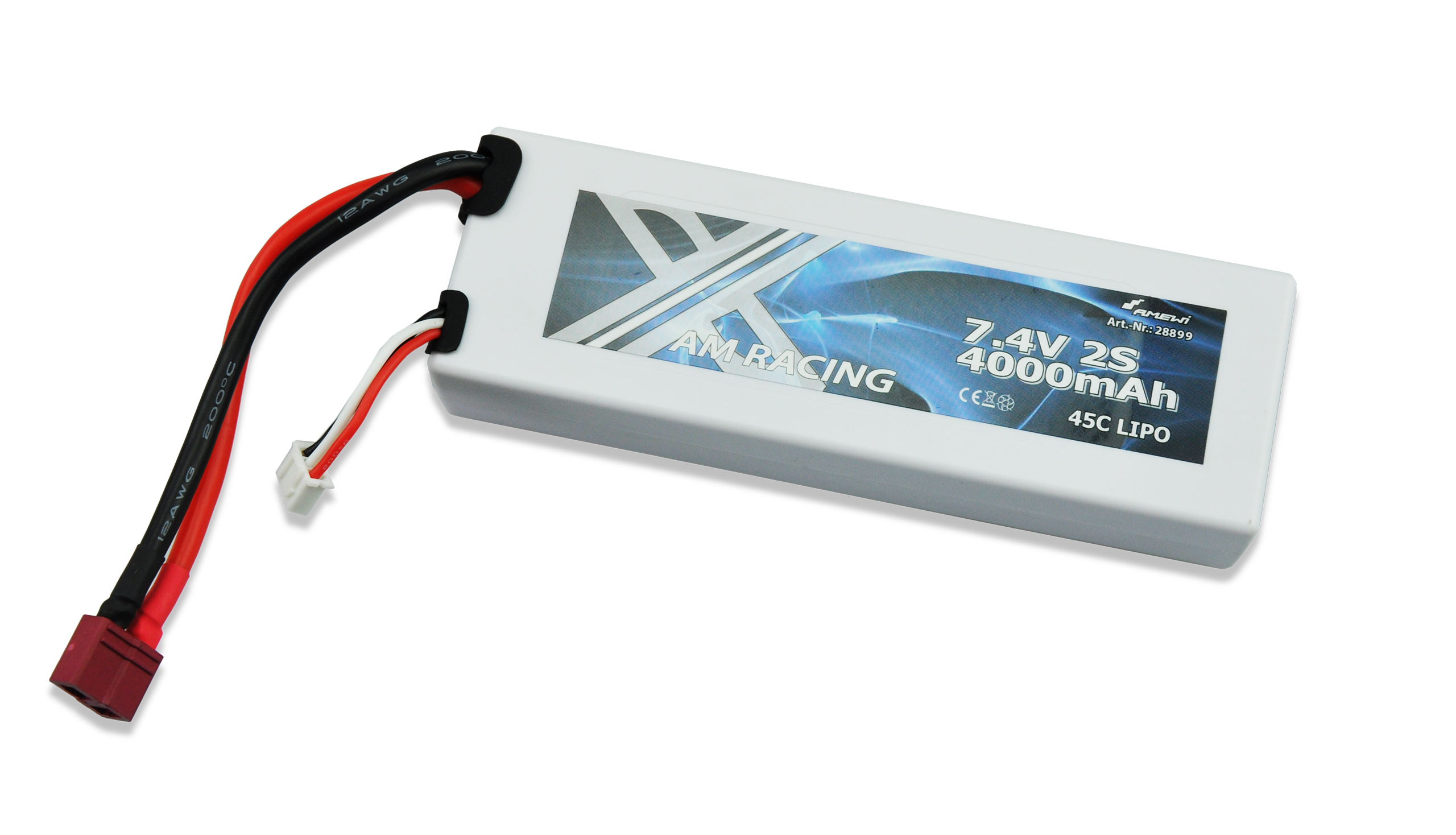 Amewi 7,4V 2S 4000mAh 45C LiPo,Dean, u.a. AM10*, HSP, Bullet/US1 V2 28899