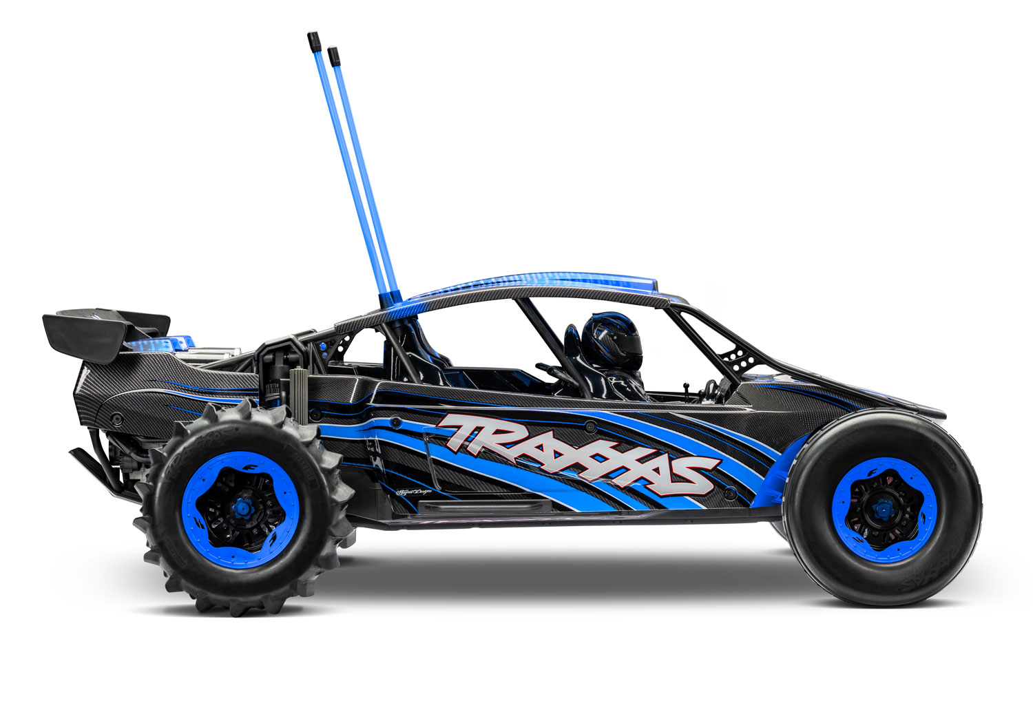 Traxxas FUNCO RWD 8S VXL 1/6 Sand Car Blau RTR Brushless o. Akku & Lader 109076-4 - Abbildung 4