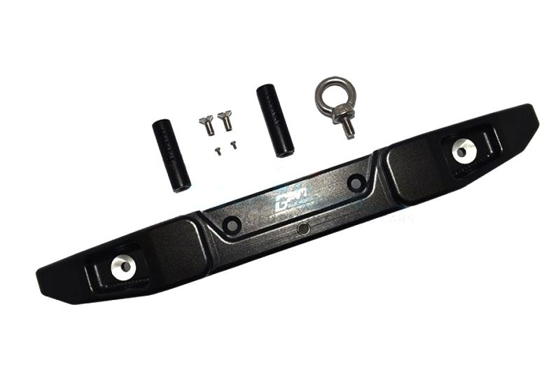 GPM Aluminium Bumper hinten schwarz mit 5mm LED GPM AXIAL SCX6 JEEP JLU WRANGLER SCX6330RBK