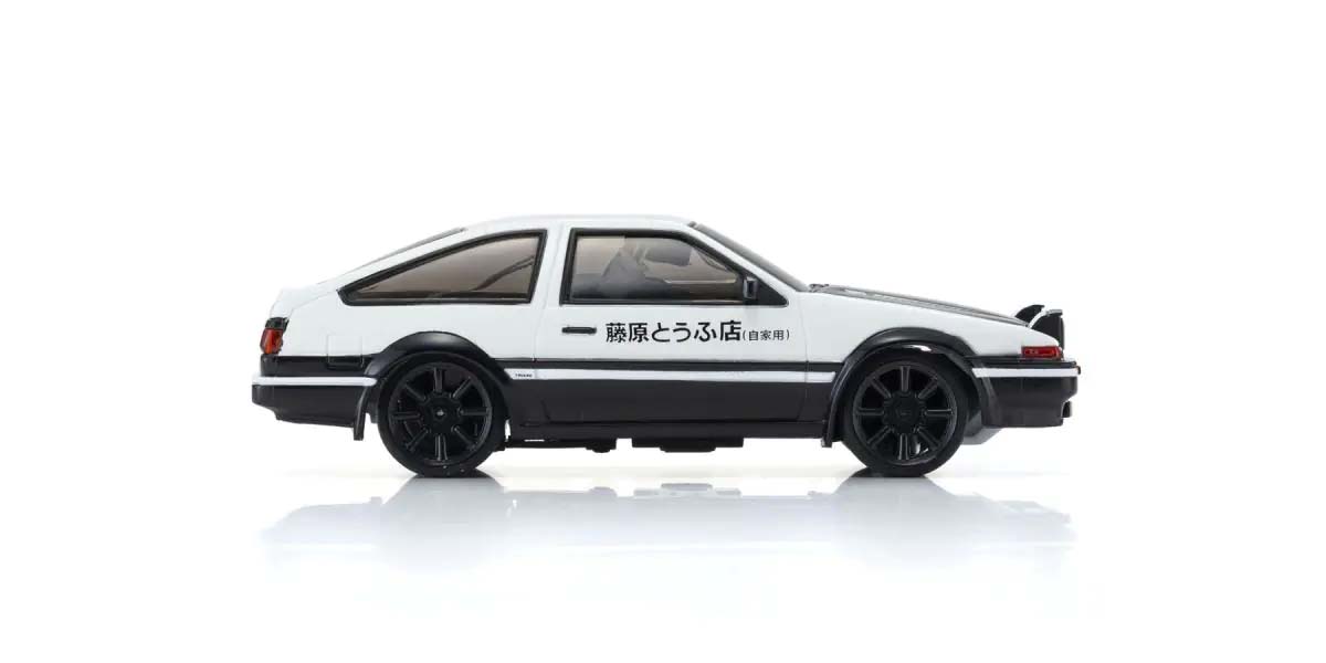 Kyosho First Mini-Z 1:28 Initial-D Sprinter Trueno AE86 WH/BK Carbon 66617A - Abbildung 4