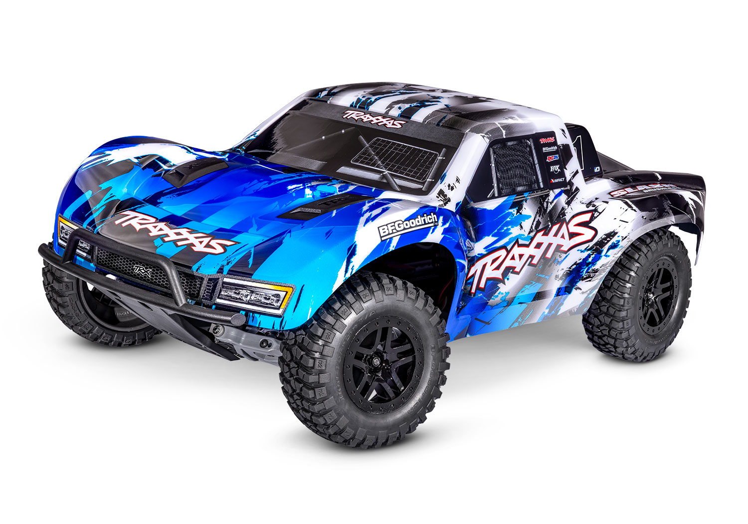 Traxxas Slash 2WD VX3 Brushless Short-Course Blau 1/10 RTR 58434-4 - Abbildung 1