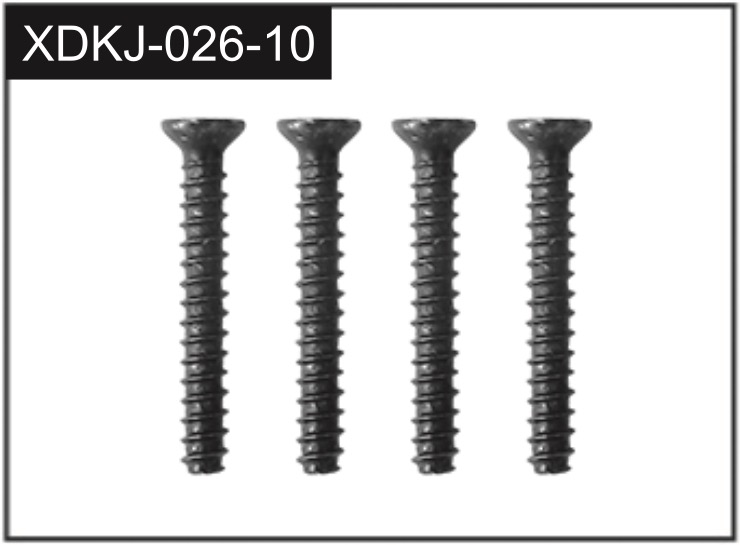 Absima 2*10 Screws (4) J-026-10
