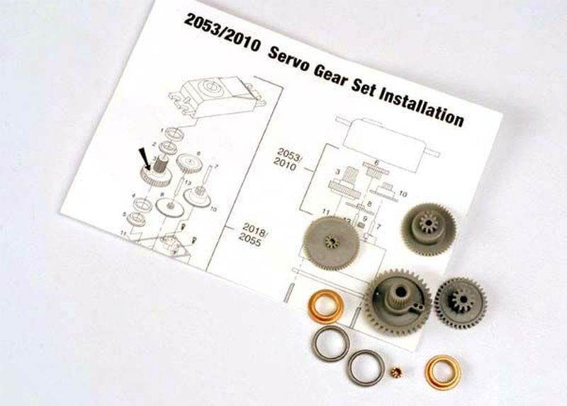 Traxxas 2053 Getriebesatz für Servo 2055 - Abbildung 1