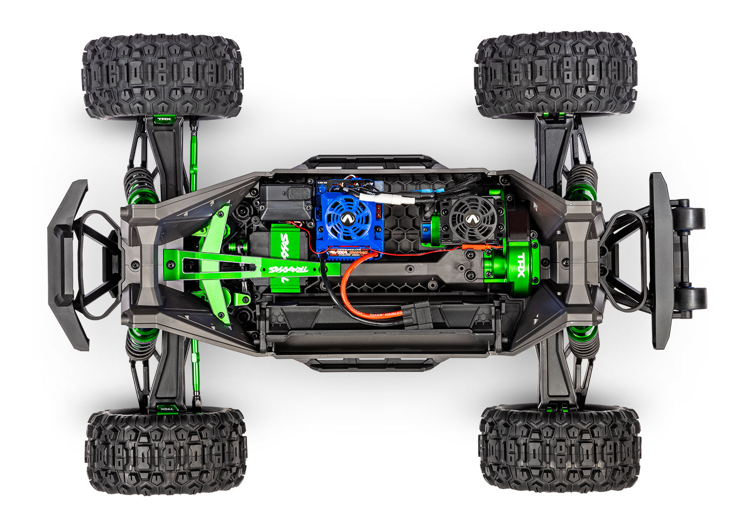 Traxxas MAXX Ultimate 4x4 grün 1/10 Monstertruck RTR Brushless, ohne Akku/Lader 89087-4 - Abbildung 4