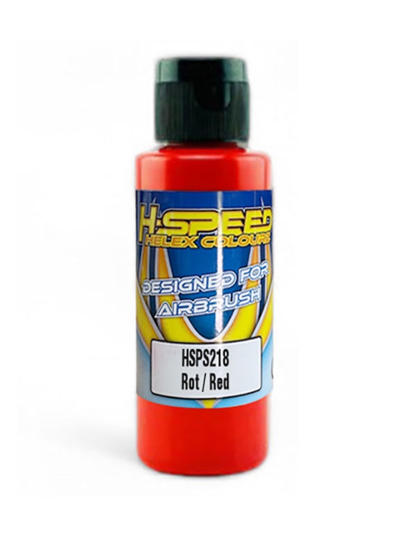 H-SPEED Lexan Airbrush Farbe 60 ml Rot / Red HSPS218