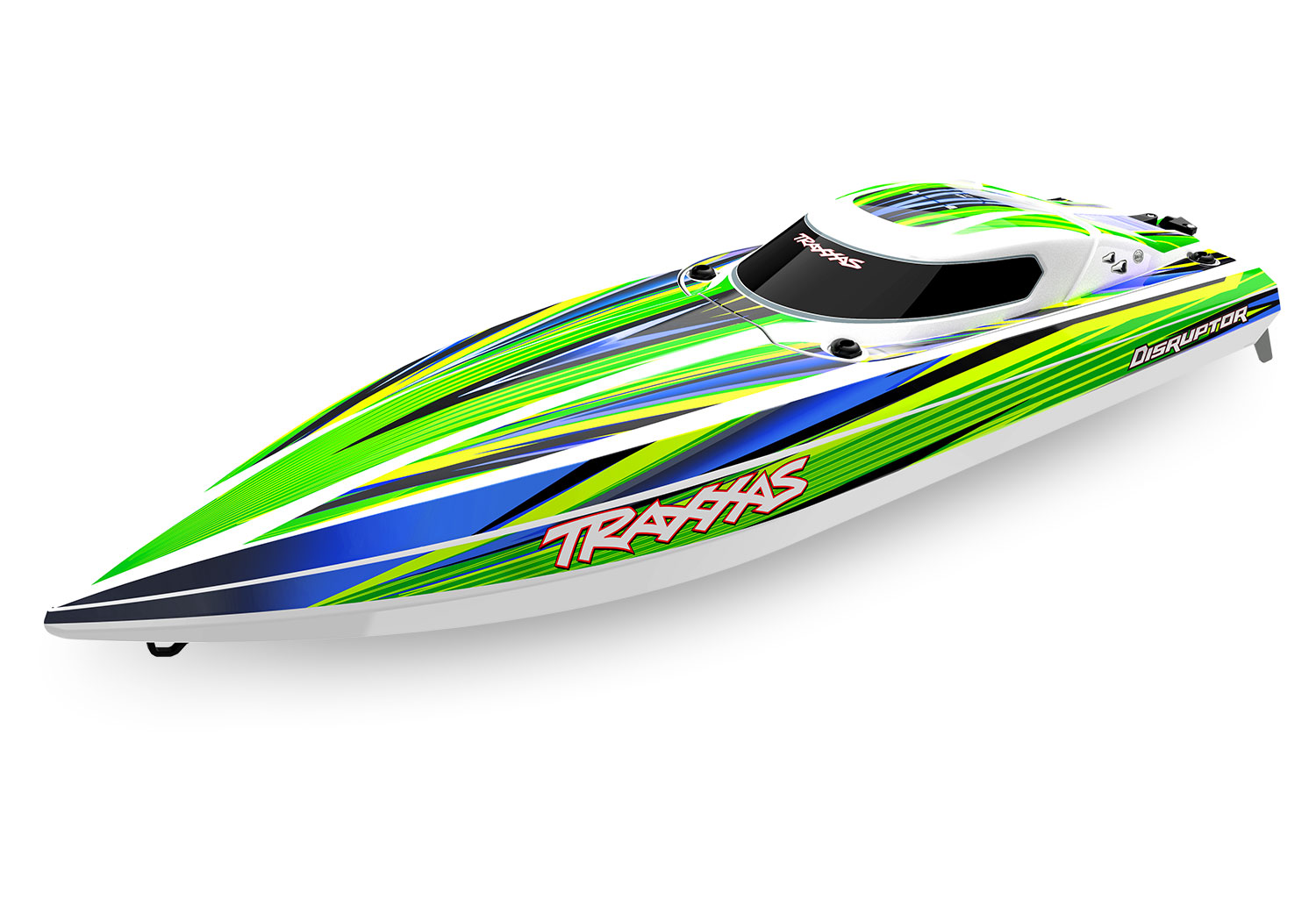 Traxxas DISRUPTOR Grün 26 Zoll Brushless Rennboot V-Rumpf 106064-4 - Abbildung 1