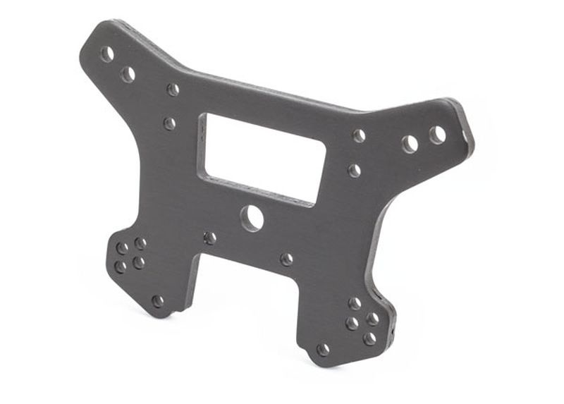 Traxxas Dämpferbrücke vorn 6061-T6 Alu grau eloxiert 9539A