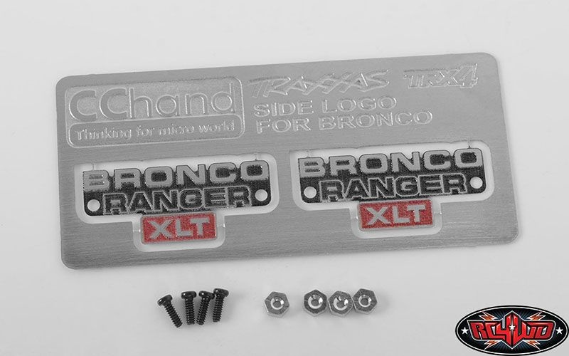RC4WD Side Metal Emblem for Traxxas TRX-4 '79 Bronco Ranger VVV-C0495