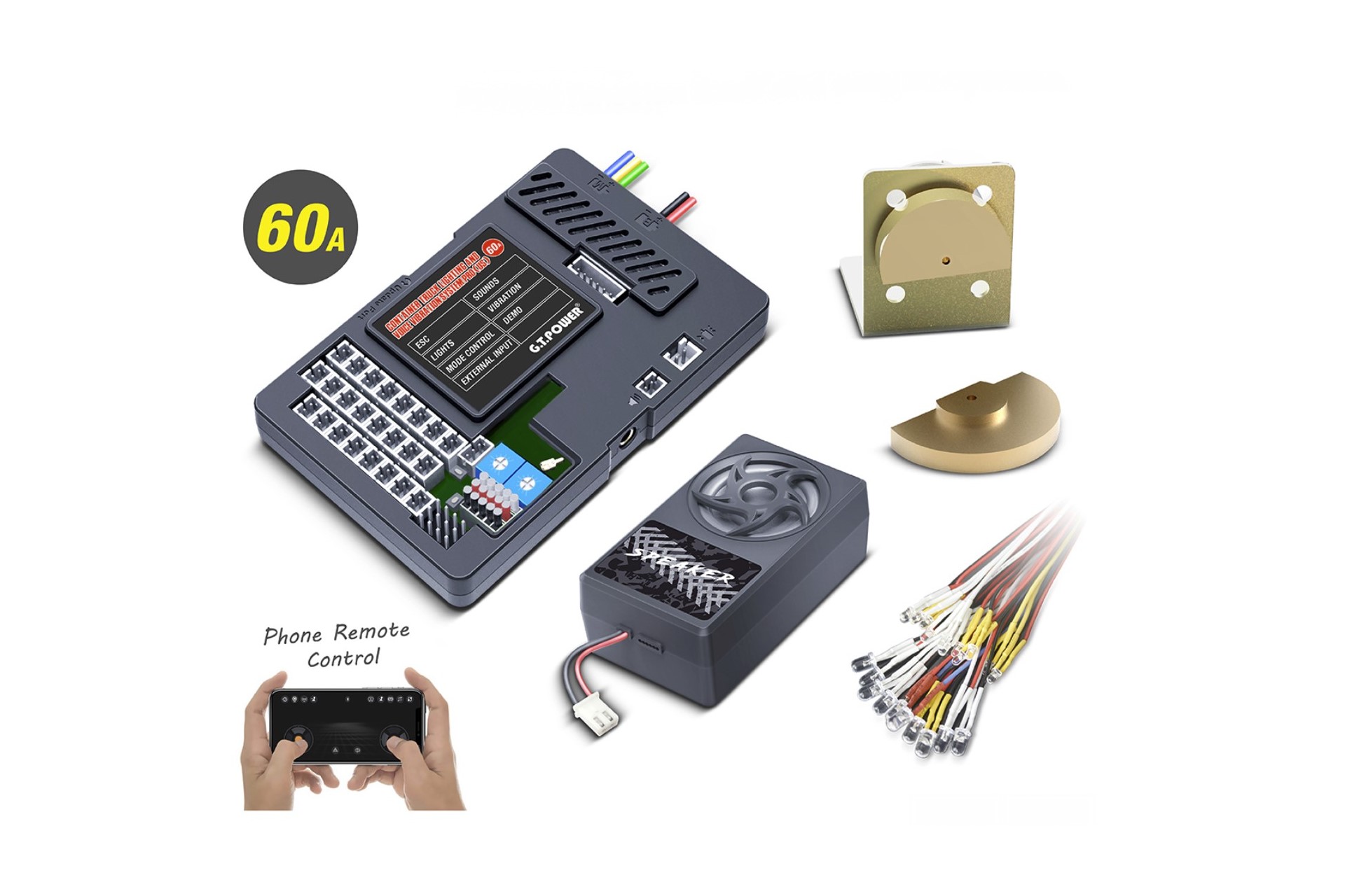 GT-Power LKW Beleuchtungs- und Sound System MFC Truck 60A L&S60A - Abbildung 1