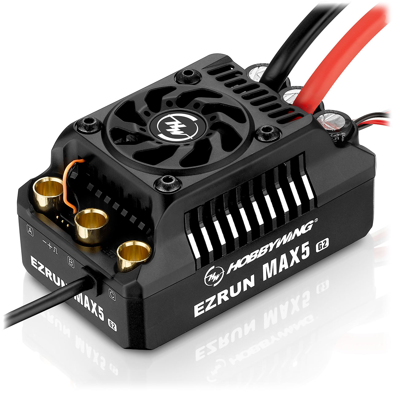 Hobbywing Ezrun MAX5 HV G2 Regler 250 Amp, 6-12s LiPo, BEC 8A 30104200