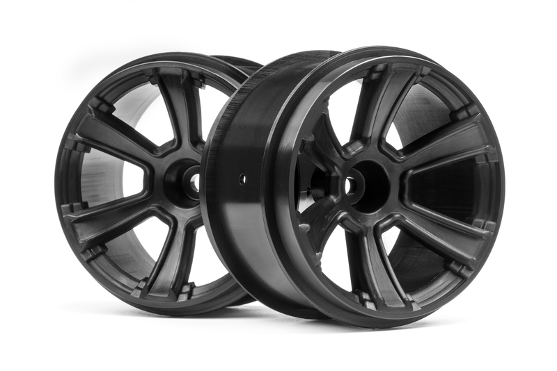 HPI 6-Shot MT Felge (schwarz/2St) 115327