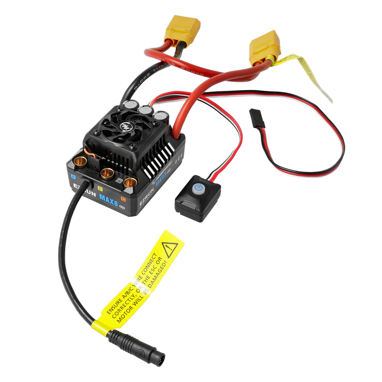 Hobbywing Ezrun MAX8 G2S Regler 160 Amp, 3-6s LiPo, BEC 6A 30103205