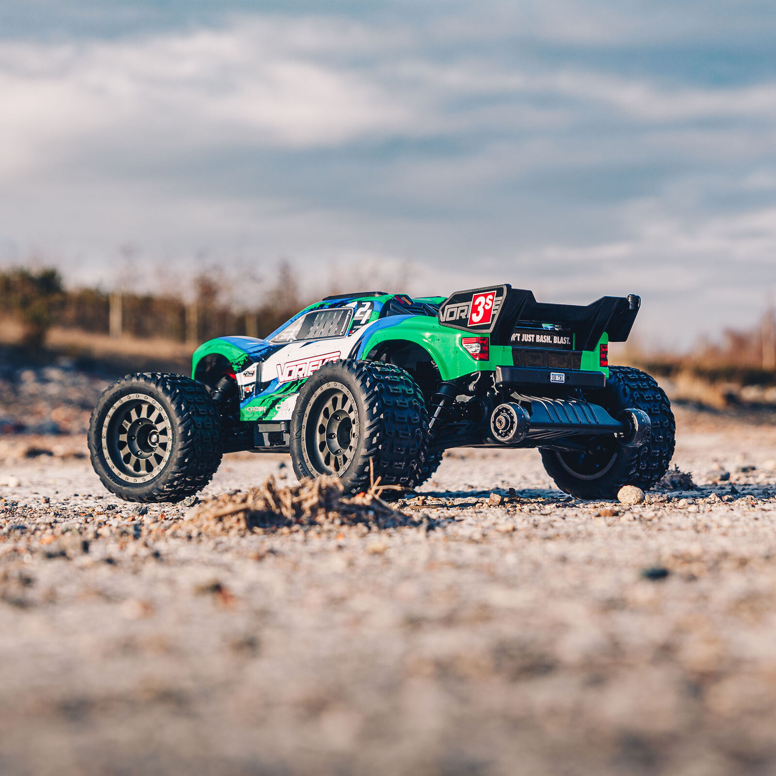 ARRMA 1/10 VORTEKS 4X4 3S BLX 4WD Stadium Truck Green ARA4305V3BT3