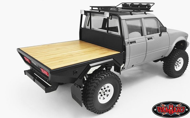 RC4WD Wood Flatbed w/Mudflaps for Mojave II Four Door Body Set VVV-C0395
