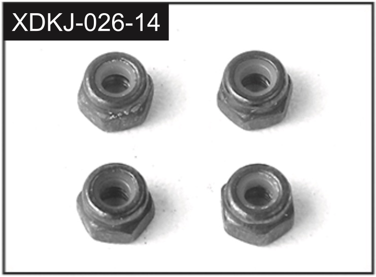 Absima M2.5 Nut (4) J-026-14
