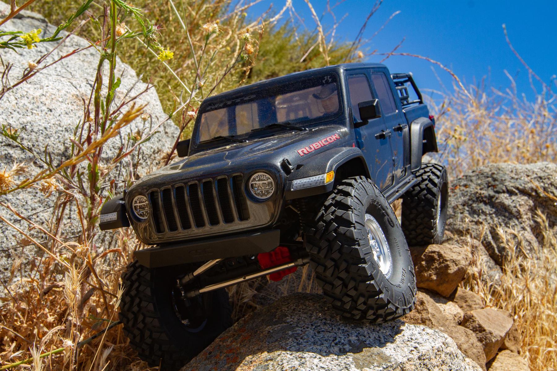 Axial 1/10 SCX10 III Jeep JT Gladiator Rock Crawler w/ Portals RTR Gray AXI03006T1
