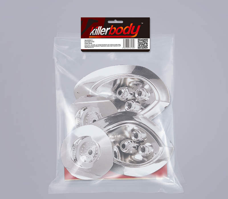 KB48187 Scheinwerferreflektoren Lexan verchromt für Alfa Romeo 1/7