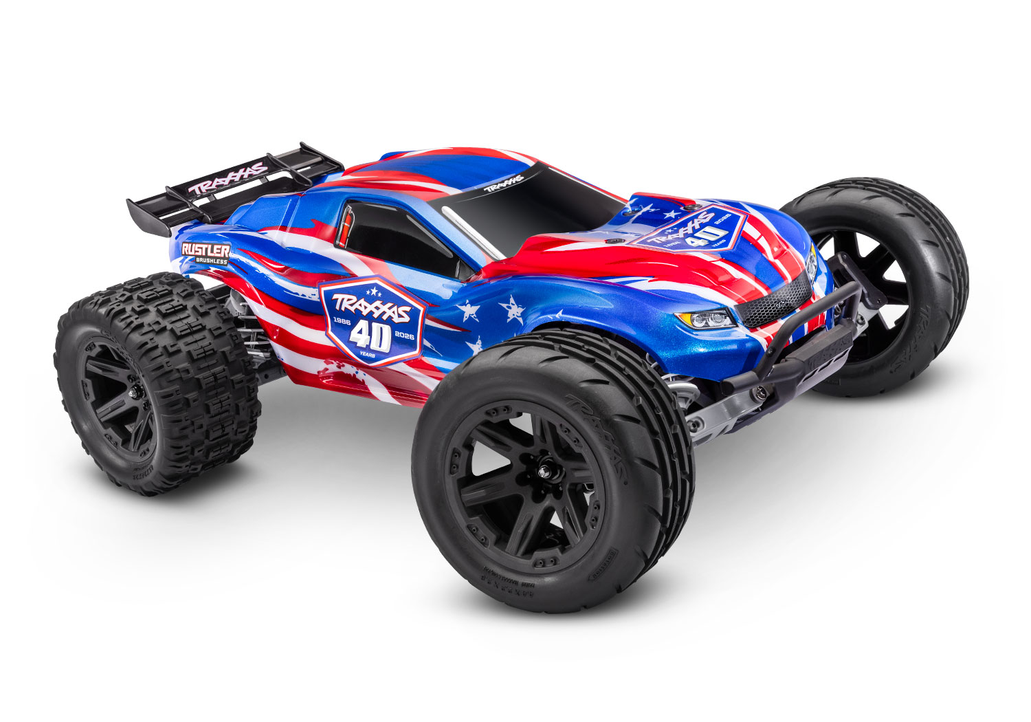Traxxas Rustler VX3 2WD Brushless Stadium Truck 1/10 40th Edition 37454-4 - Abbildung 1