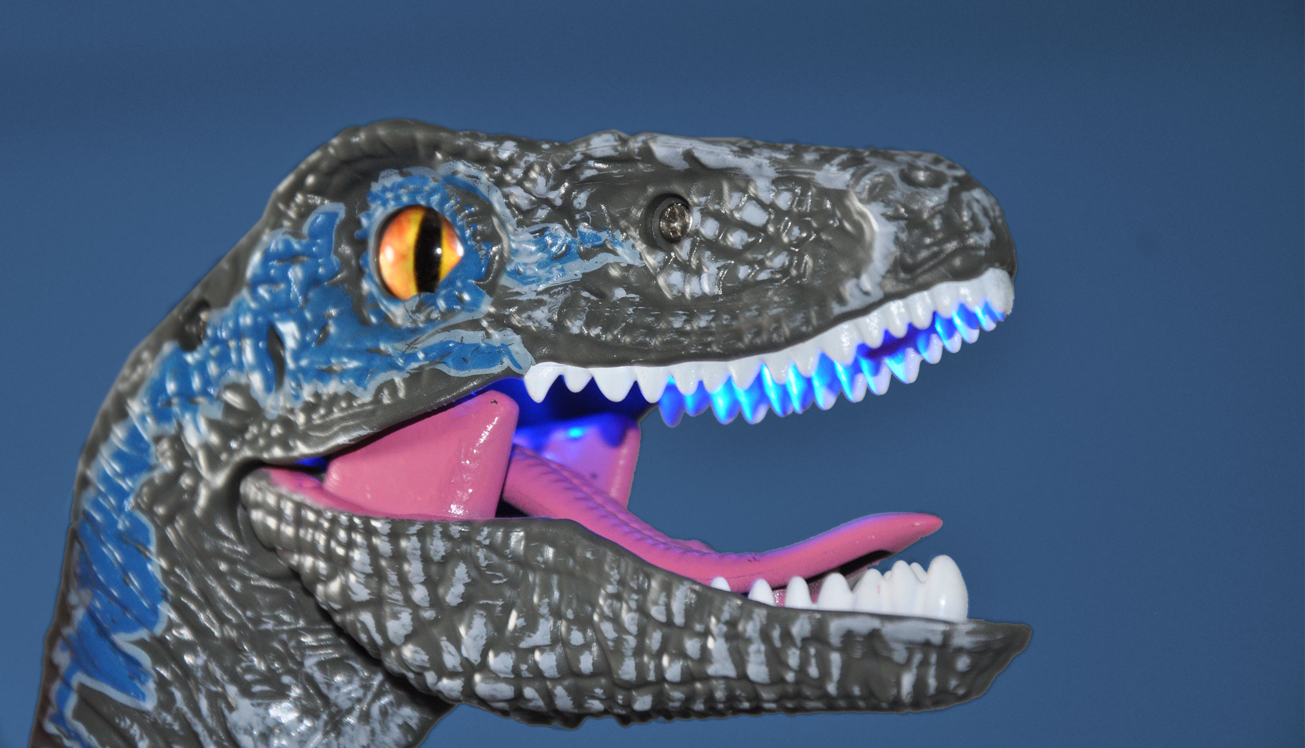 Amewi Velociraptor RC Dinosaurier 45cm, RTR grau 40009
