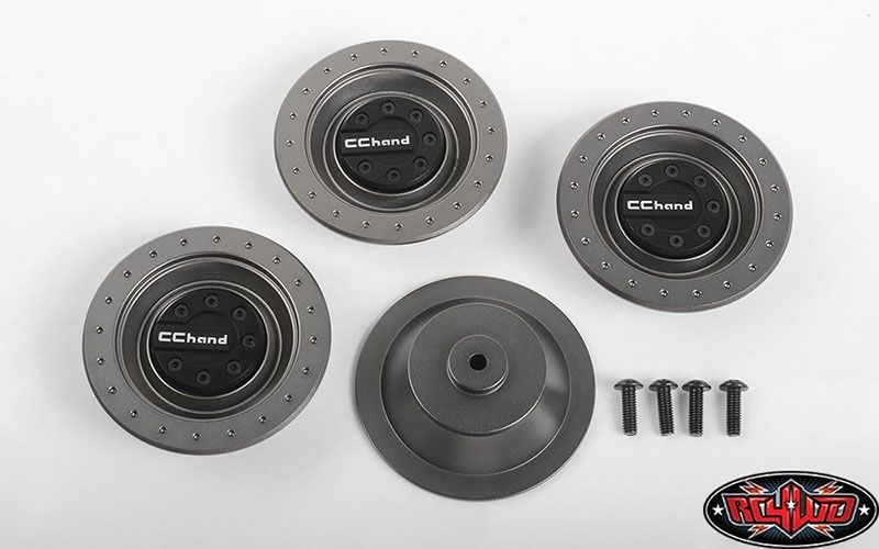 RC4WD Armor Wheels for DJI Robomaster (Gunmetal) VVV-C0814