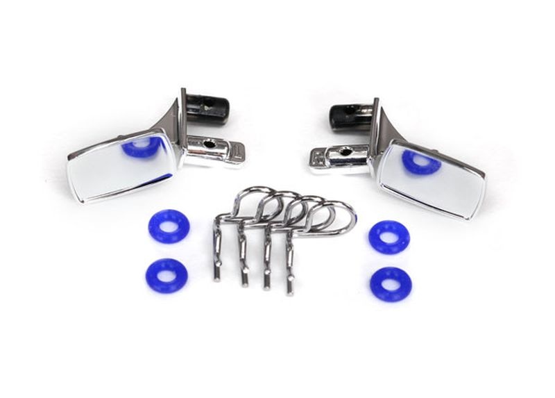 Traxxas 8133 Seitenspiegel chrome +KT - Abbildung 1