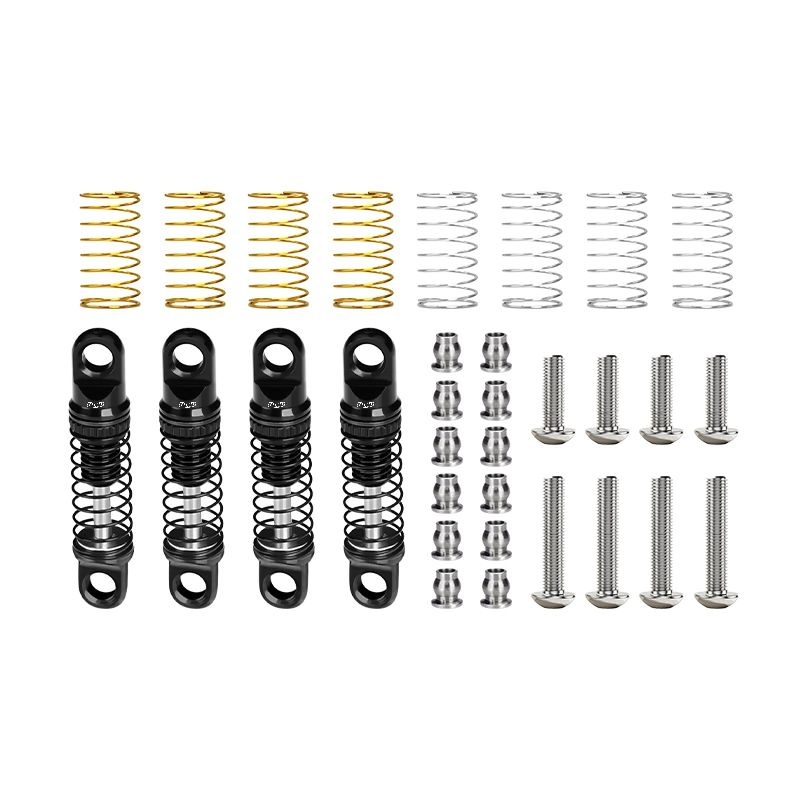 GPM Dämpfer-Set einstellbar schwarz AXIAL 1/30 SCX30 FORD BRONCO/JEEP WRANGLER SCX30/22FRBKBK