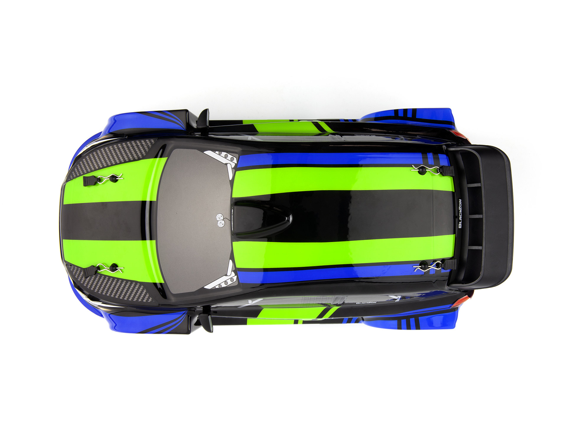 BLACKZON Vyper RX 1/16 4WD Rally Car Blau/Grün 540282 - Abbildung 5