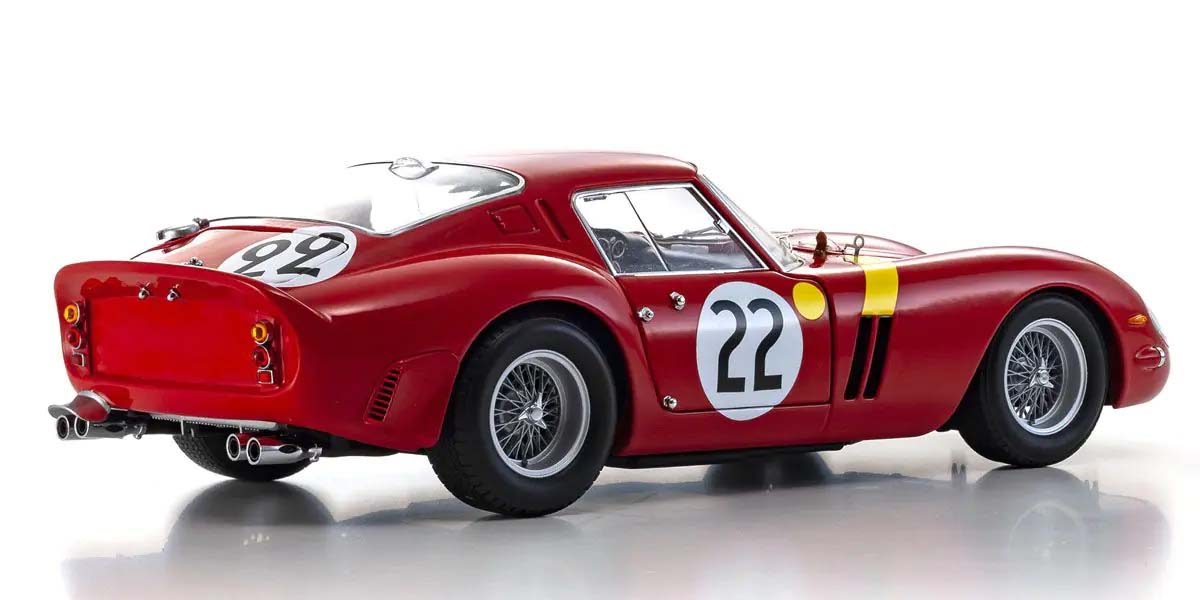 Kyosho 1:18 Ferrari 250 GTO 3rd Over All LM 1962 Nr.22 Blaton/Dernier 08438B - Abbildung 2