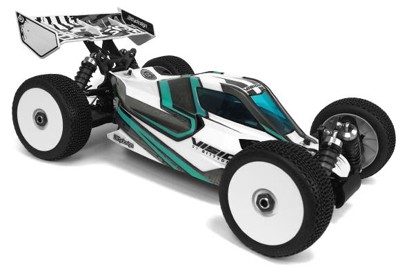 Bittydesign Vision clear 1/8 buggy body Mugen MBX8 Eco Pre-cut Electric BDVIS-MUGX8E