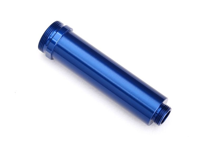 Dämpfergehäuse GTR, 64mm blau Alu vo ohne Gewinde 8453X