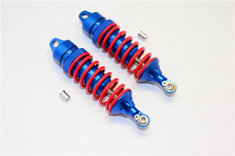 GPM Alu Dämpfer 85mm v/h blau (2 Stk.) Traxxas 1/10 E-Revo Alt & 2.0, Summit, Revo